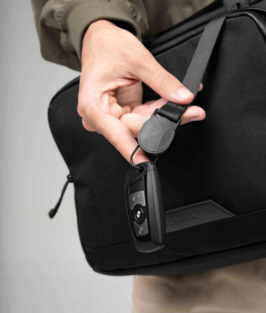 MOD key tether clipped inside the Bravo Brief 14