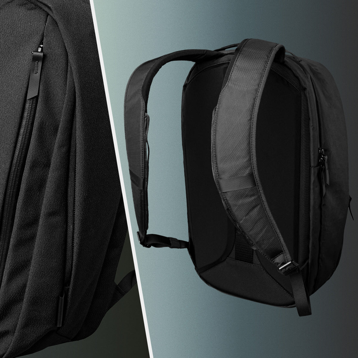 Padded back panel and shoulder straps
