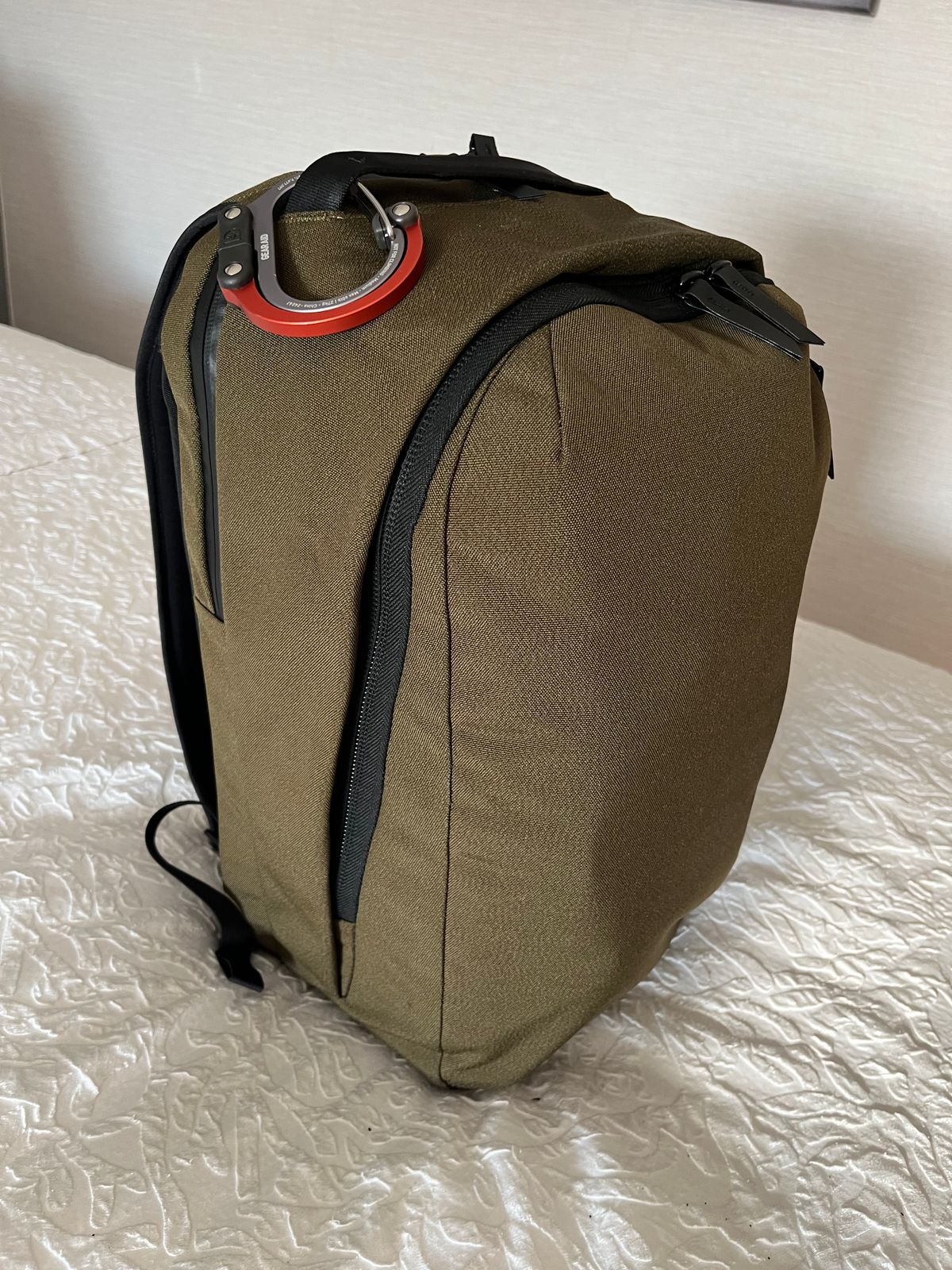 Antonio's Army Green Axoflux 600D Metro Backpack Pro