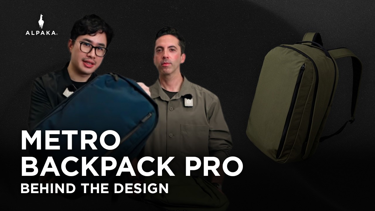 Watch the Metro Backpack Pro behind-the-design film